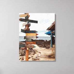 Lienzo Fotografía de "Rótulos Tiki" por Willowcatdesign