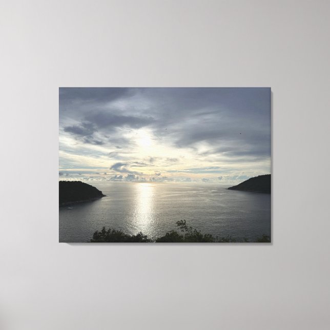 Lienzo Fotografía de Sunset (Anverso)