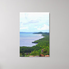 Lienzo Fotografía de viaje de paisaje de playa de costa j