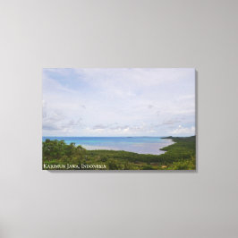 Lienzo Fotografía de viaje de paisaje de playa de costa j