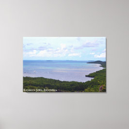 Lienzo Fotografía de viaje de paisaje de playa de costa j