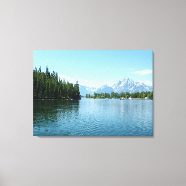 Lienzo Fotografía del paisaje del Parque Nacional del Gra (Anverso)
