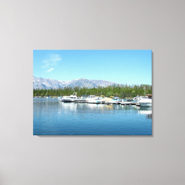 Lienzo Fotografía del paisaje del Parque Nacional del Gra (Anverso)