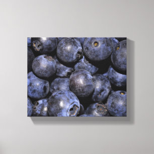 Lienzo Fotografía envuelta "arándanos " de la lona