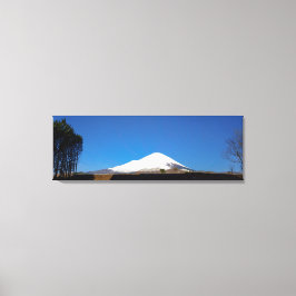 Lienzo Fotografía panorámica del Monte Fuji ©