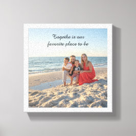 Lienzo fotográfico de familia personalizado - Moti