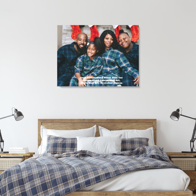 Lienzo fotográfico personalizado, foto de Navidade (Insitu(Dormitorio))