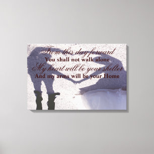 Lienzo fotograma boda