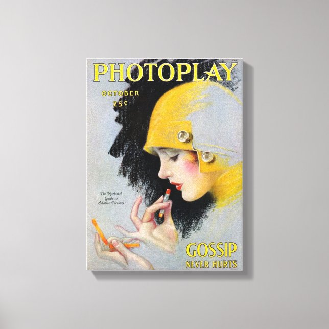 Lienzo Fotograma de octubre (Anverso)