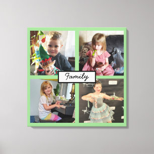 Lienzo Fotos Familiares Personalizadas 
