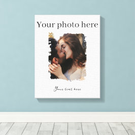 Lienzo Fotos personalizadas de pareja adorable