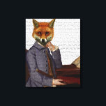 Lienzo Fox con flauta<br><div class="desc">Animales y Naturaleza</div>