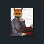 Lienzo Fox con flauta<br><div class="desc">Animales y Naturaleza</div>