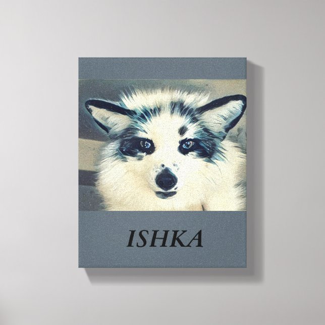 Lienzo Fox Print - Ishka (Anverso)