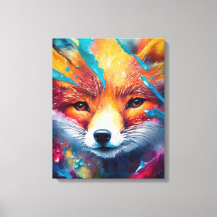 Lienzo Fox Red fox Animal Discovery Adventure Nature