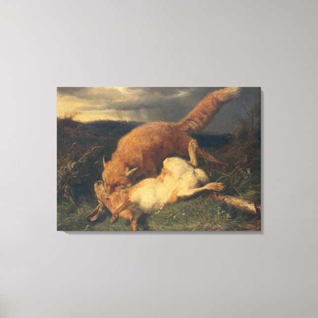 Lienzo Fox y Hare, 1866 (Anverso)