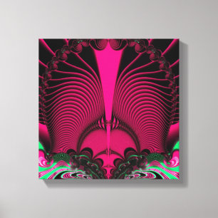 Lienzo Fractal magnífico de las reflexiones de la salida