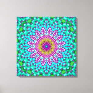 Lienzo Fractal Mandala 3