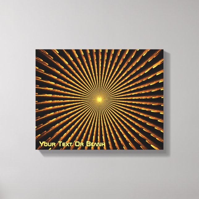 Lienzo Fractal Pulsar (Anverso)