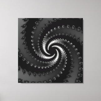 Lienzo Fractal Vortex oscuro