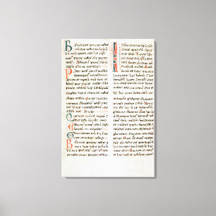 Lienzo Fragmento de un manuscrito del Cathar