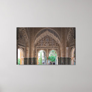 Lienzo Fragmento del diseño de Alhambra