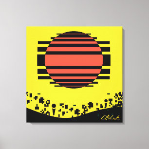 Lienzo Fragmentos Lanzados de Memphis