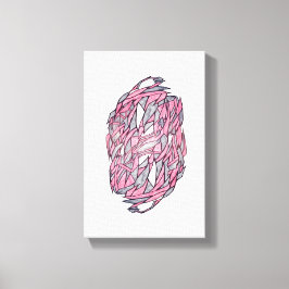 Lienzo Fragments of Light – Modern Geometric Abstract Ca