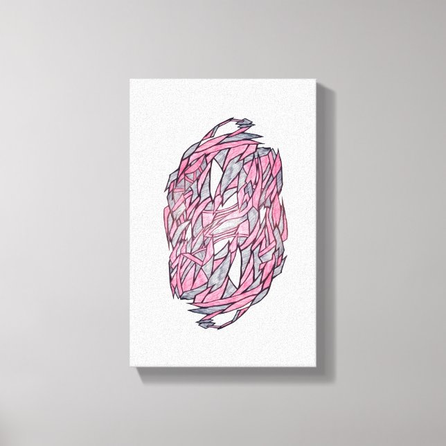 Lienzo Fragments of Light – Modern Geometric Abstract Ca (Anverso)