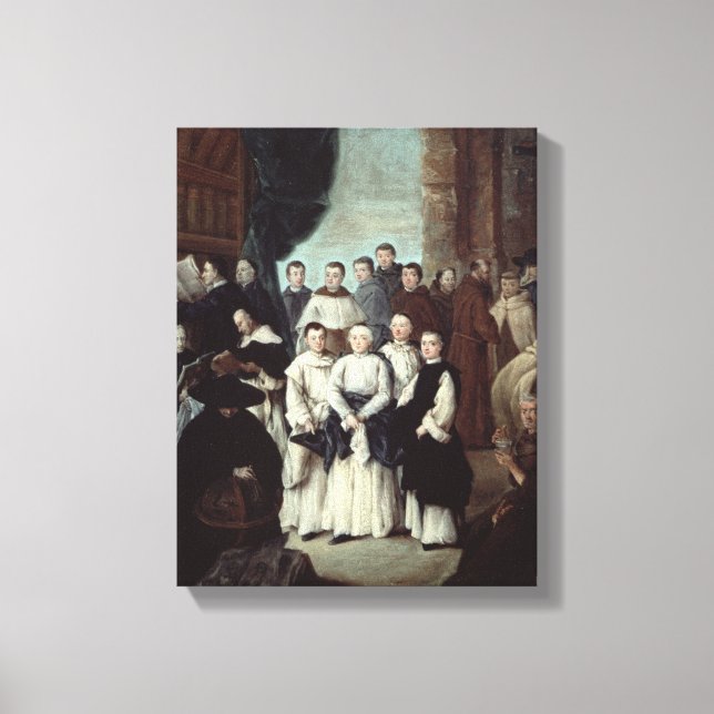 Lienzo Frailes de Venecia (Anverso)