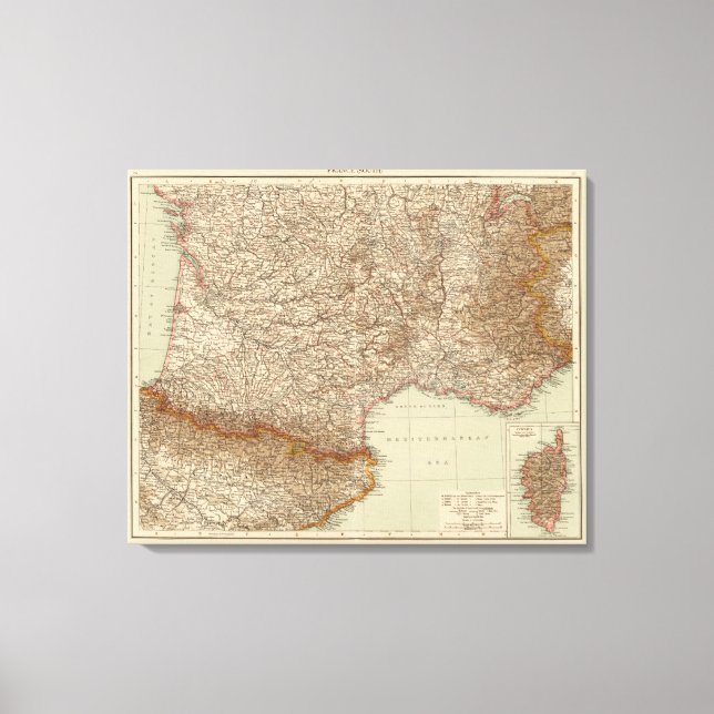 Lienzo France S, Córcega (Anverso)