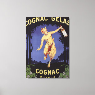 Lienzo FranceCognac Gelas PosterFrance promocional
