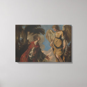 Lienzo Francesco Maffei - Hagar y el Ángel
