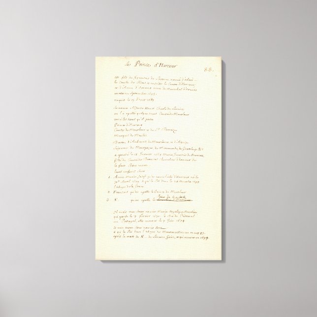 Lienzo Francia 52 (Anverso)