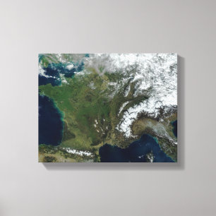 Lienzo Francia del espacio