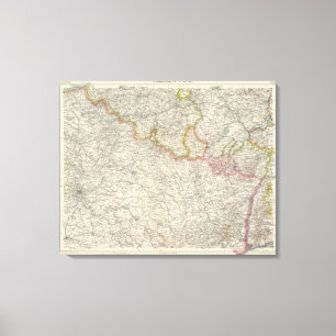 Lienzo Francia del noreste