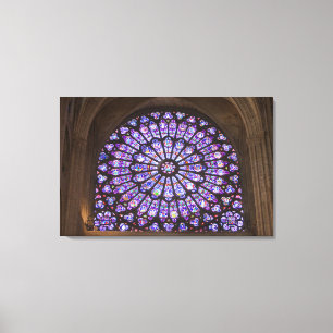 Lienzo Francia, París. Detalle interior de vidrio de colo