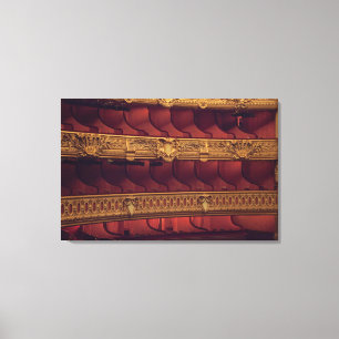 Lienzo Francia, París. Vistas parciales a los asientos e