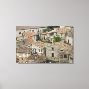 Lienzo Francia, Vaison la Romaine. Mirando hacia abajo en