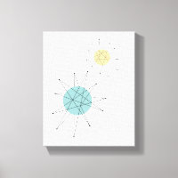 Franciscano Starburst Mid Century Canvas modernas