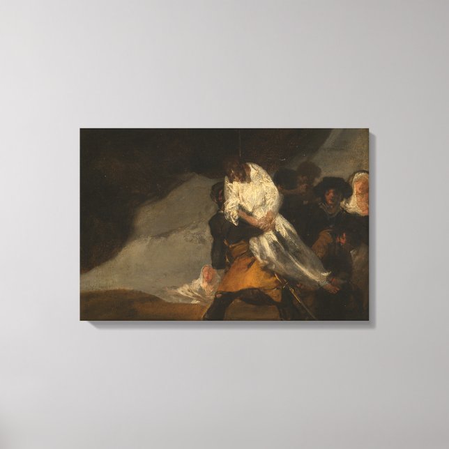 Lienzo Francisco Goya - El monje ahorcado (Anverso)