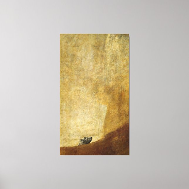 Lienzo Francisco Goya - El perro (Anverso)