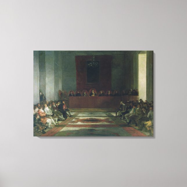 Lienzo Francisco José de Goya y Lucientes | La Junta de (Anverso)