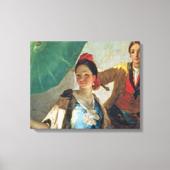 Lienzo Francisco José de Goya y Lucientes | La Parasol, (Anverso)