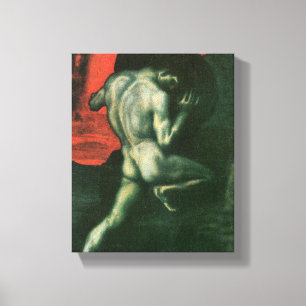 Lienzo Francisco von Stuck - Sisyphus
