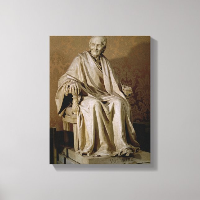 Lienzo Francois-Marie Arouet Voltaire (1694-1778) 1781 (m (Anverso)