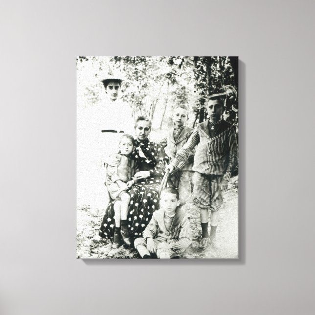 Lienzo Francois Mauriac (1885-1970) cuando era niño (foto (Anverso)