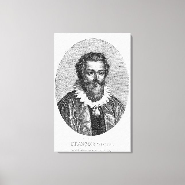 Lienzo Francois Viete (Anverso)