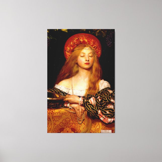 Lienzo FRANK CADOGAN COWPER | VANITY 1907 Pre-Raphaelites (Anverso)