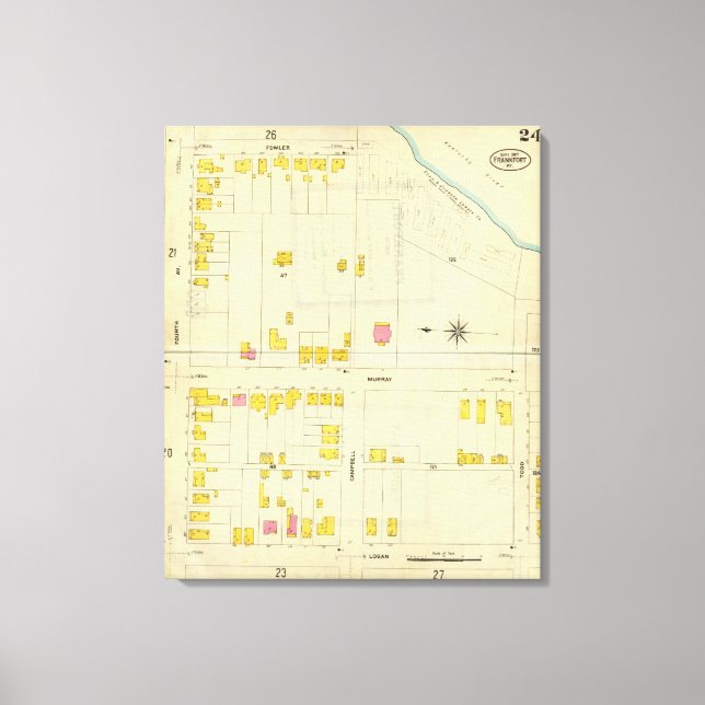 Lienzo Frankfort, Kentucky 15 (Anverso)